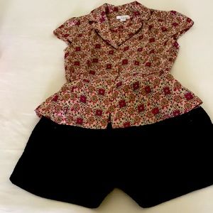 Loft ikat print blouse